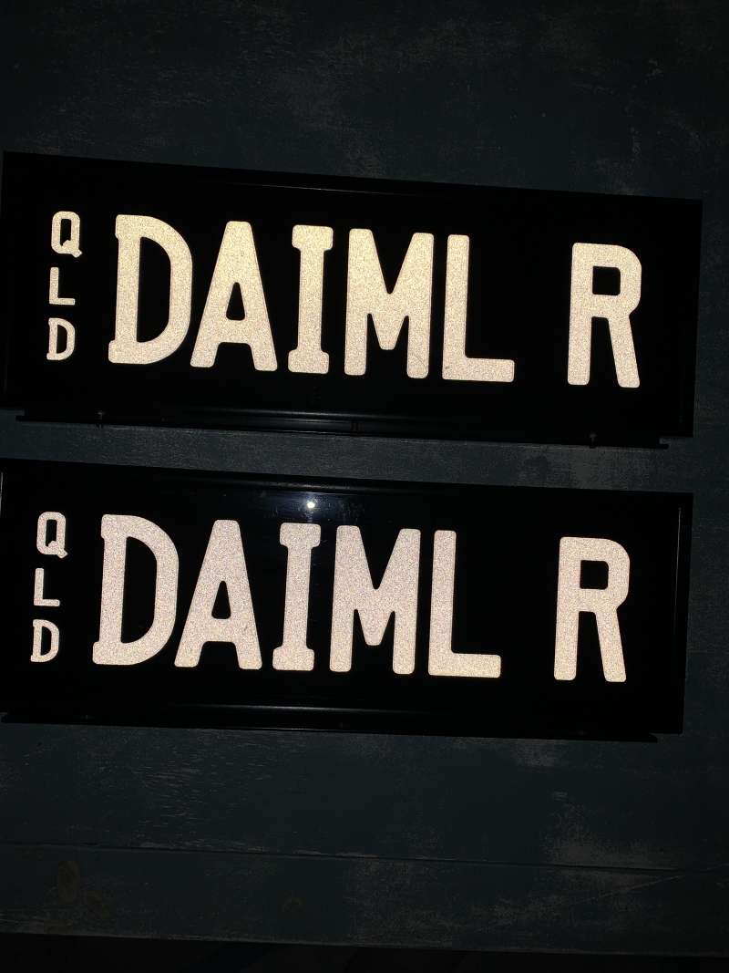 Personalised licence plates DAIML R